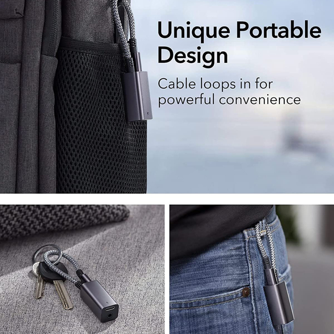 ESR Portable Charging USB-C to 3,5mm Jack Adapter (2D505)