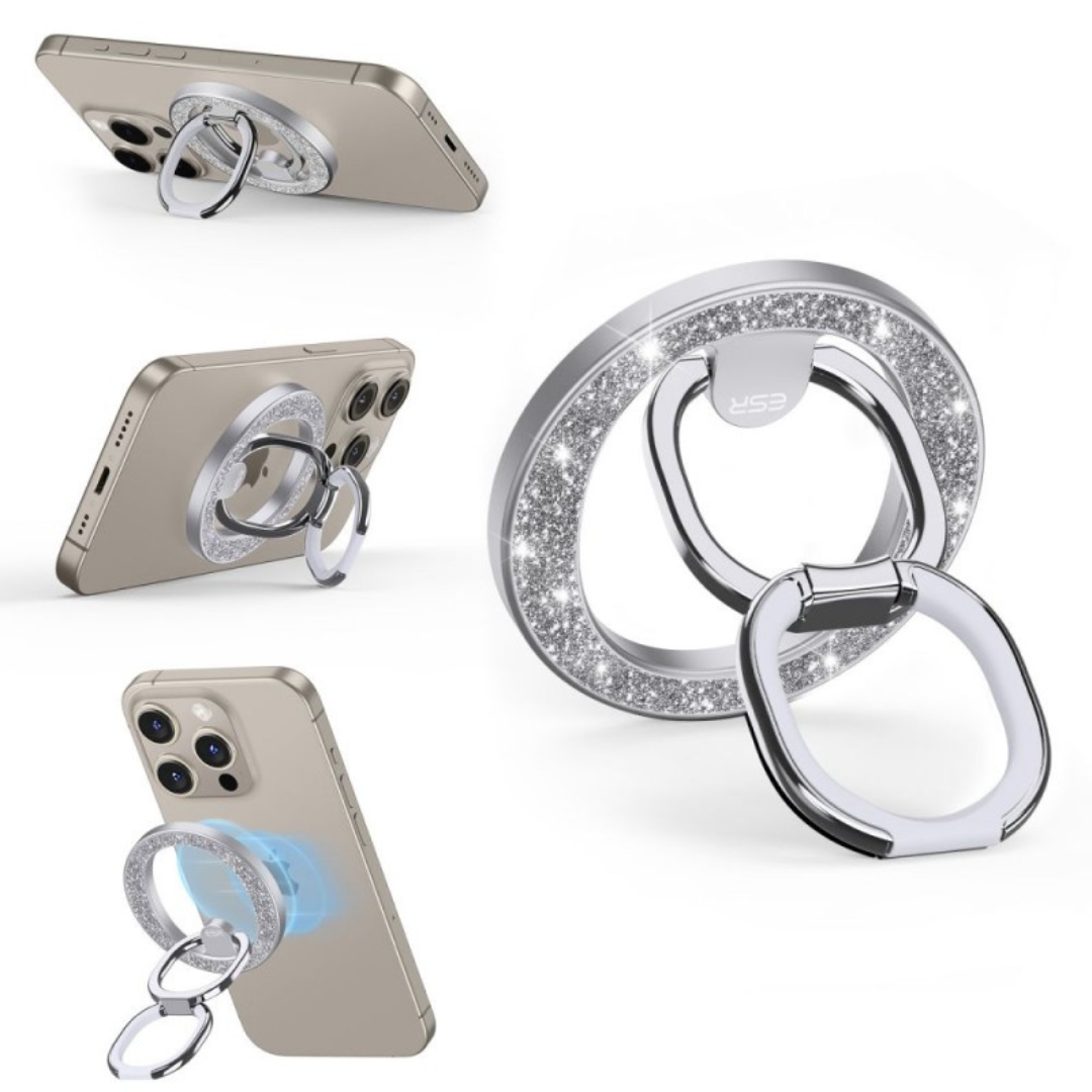 ESR HaloLock MagSafe Ring Stand Rhinestone SIlver