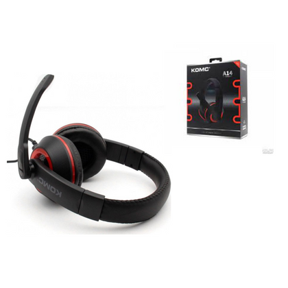 Ενσύρματα ακουστικά Headphones Α14 028126 κόκκινο