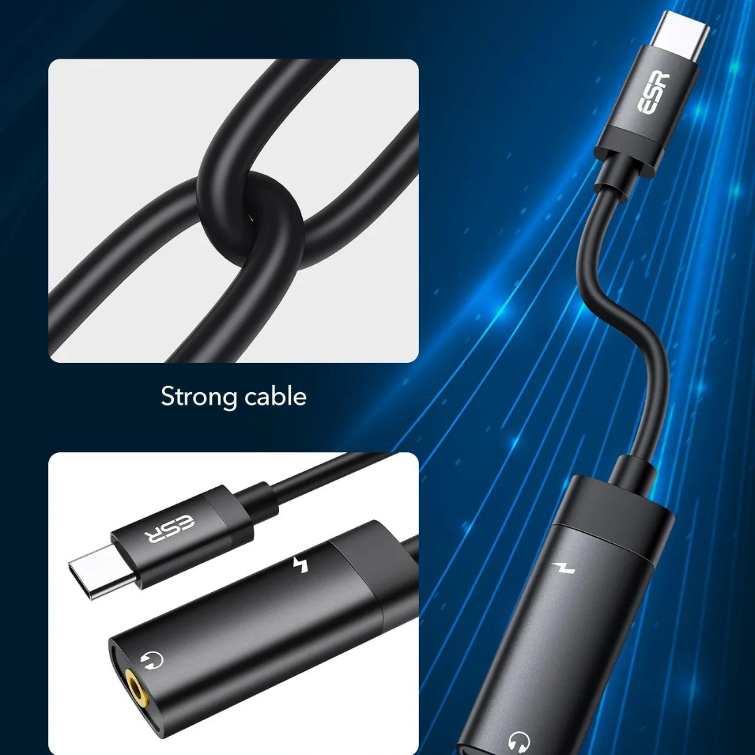 ESR Portable Charging PD USB-C to 3,5mm Jack Adapter (2D501)