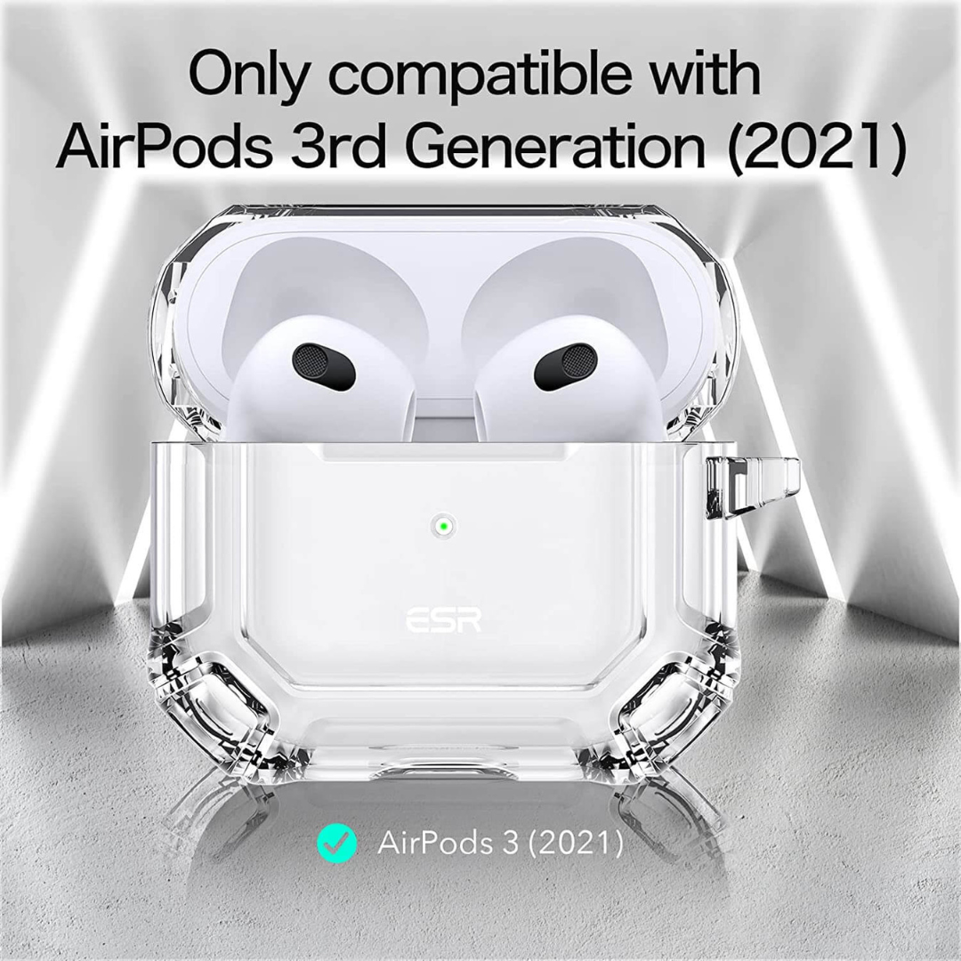 ESR Shock Armor Tought Case AirPods 3 Clear