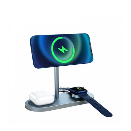 WiWU 3 in 1 Power Air Magnetic Wireless Charging Station 15W (X23)