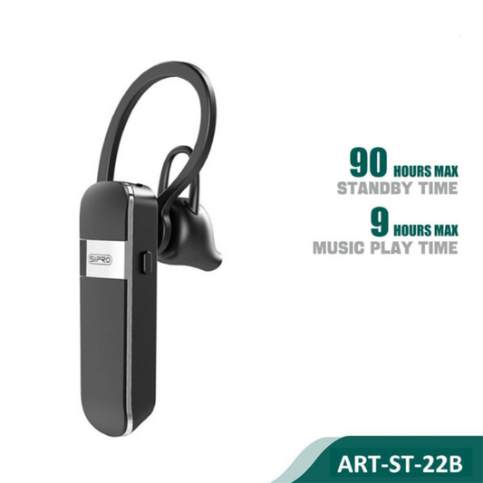 Siipro Bluetooth Headset Black (ST-22B)