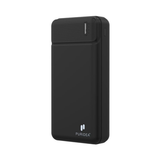 Puridea Q7 Power Bank 20000mAh 20W με Θύρα USB-A και Θύρα USB-C black