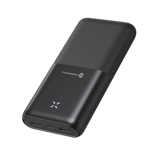 Forcell F-Energy S20k1 Power Bank 20000mAh με 2 Θύρες USB-A και Θύρα USB-C black