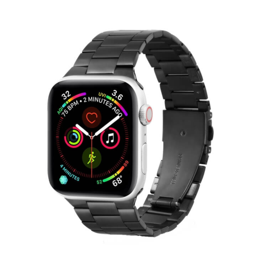 Classic Bracelet Black για Apple Watch 38/40/41/42mm Series 10 2024