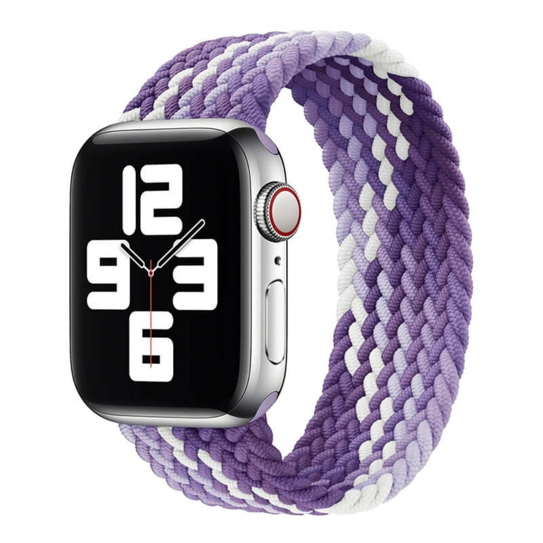 Hera Braided Weaving Purple Λουράκι (Size: M) για Apple Watch 38/40/41/42mm Series 10 2024