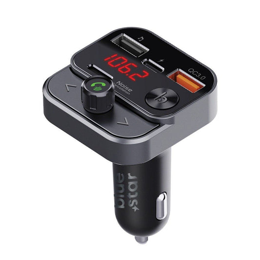 FM Transmitter Αυτοκινήτου με Bluetooth Blue star BT84B