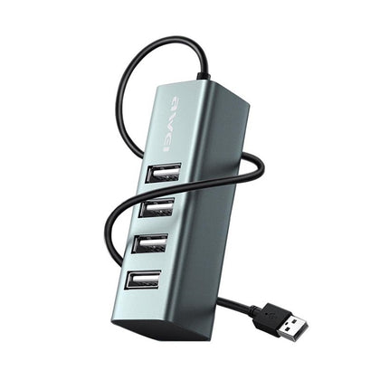 Αντάπτορας USB 2.0 Hub με 4 θύρες CL 122 AWEI