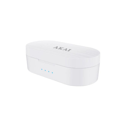 Ασύρματα Bluetooth V5.0 in-ear ακουστικά με μεταλλική βάση Akai BTE-J10W