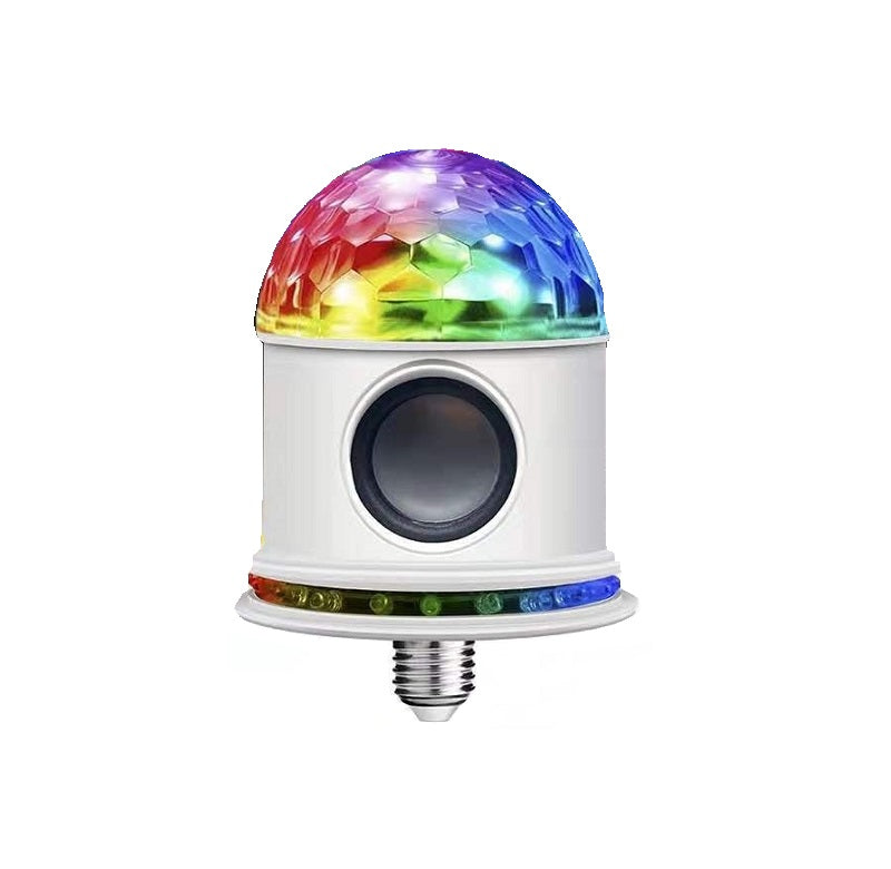¨Λάμπα με χρώματα και ηχείο ασύρματο magic ball E27 RGB