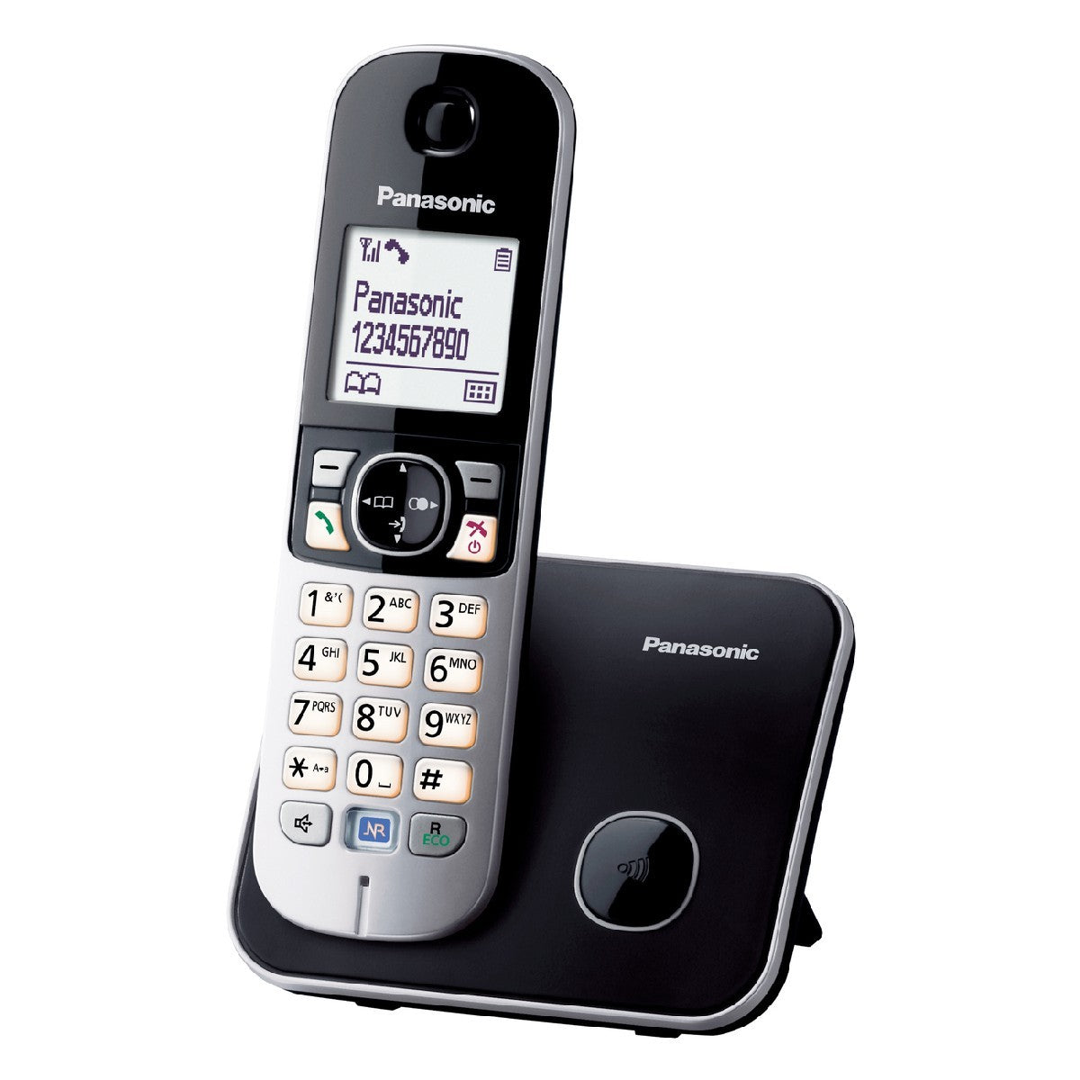 Ασύρματο Ψηφιακό Τηλέφωνο Panasonic KX-TG6851JTB με Μεγάλη Οθόνη και Ανοιχτή Ακρόαση