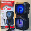 Φορητό Ηχοσύστημα Bluetooth KIMISO QS-212 Party Speaker 6,5” x2